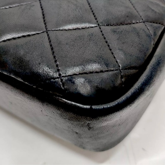 CHANEL MATELASSE LAMBSKIN CC CHARM CHAIN BAG - Picture 9 of 13